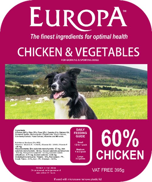 Picture of Europa Chicken & Vegetables 395g Tray
