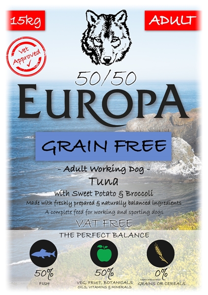 Picture of Europa Tuna 50/50 with Sweet Potato & Broccoli 15kg