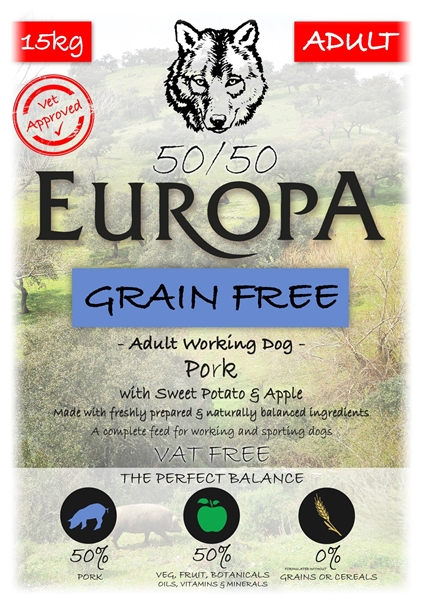 Picture of Europa Pork 50/50 with Sweet Potato and Apple 13.5kg