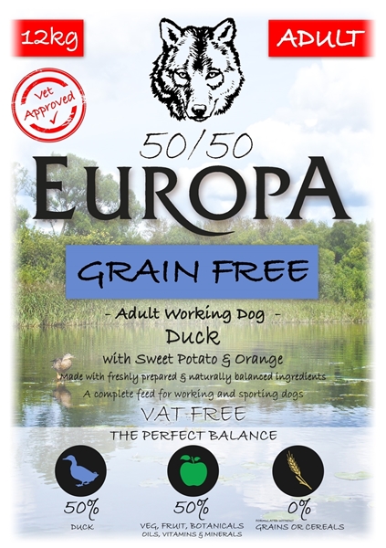 Picture of Europa 50/50 Duck, Sweet Potato & Orange 2kg