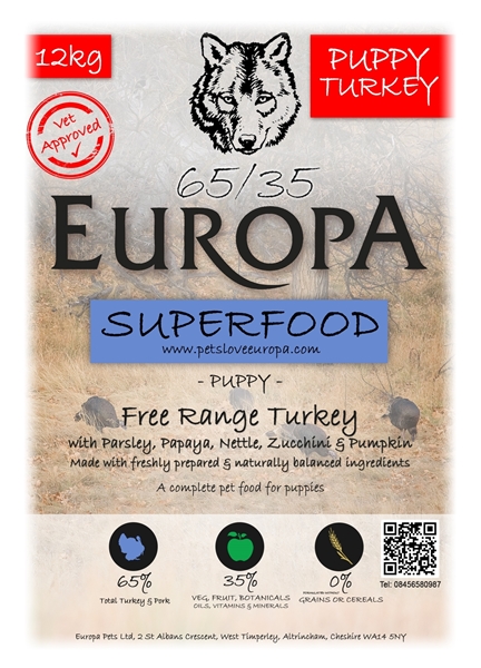 Picture of Europa Free Range Turkey Puppy 65/35 now 15kg