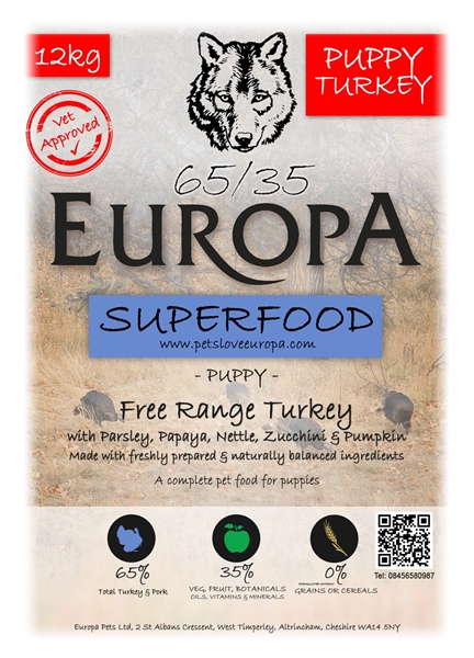 Picture of Europa Free Range Turkey Puppy 65/35
