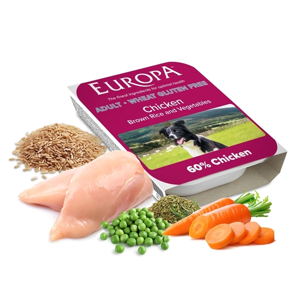 Picture of Europa Chicken,Brown rice  & Vegetables 395g Tray