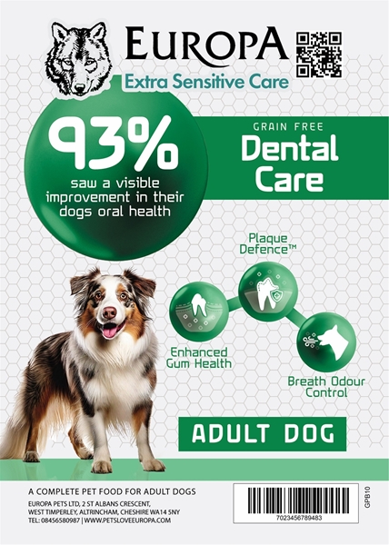 Picture of Europa Extra Sensitive care Dental Care - 10kg